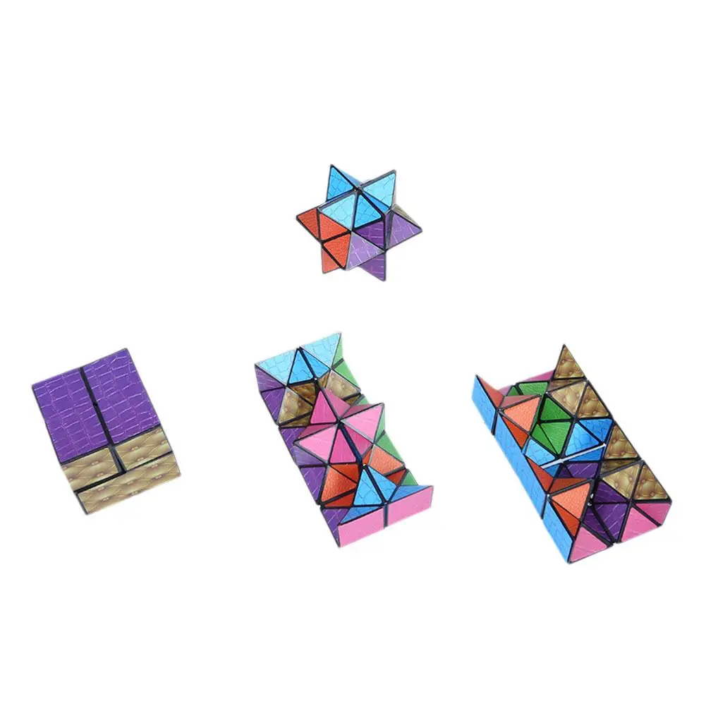Versatile Magic Cube Anti Stress Fidget Toys For Kids Geometric 3d Infinite Puzzle Cube Grownups's Antistress Toy X4l3