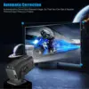 Outdoor Portable 4K Smart Projector HD Large Screen Home Movie Projector HY320 Mini Upgrade 720P Android 11 Wifi6 BT5.0 Cinema 4