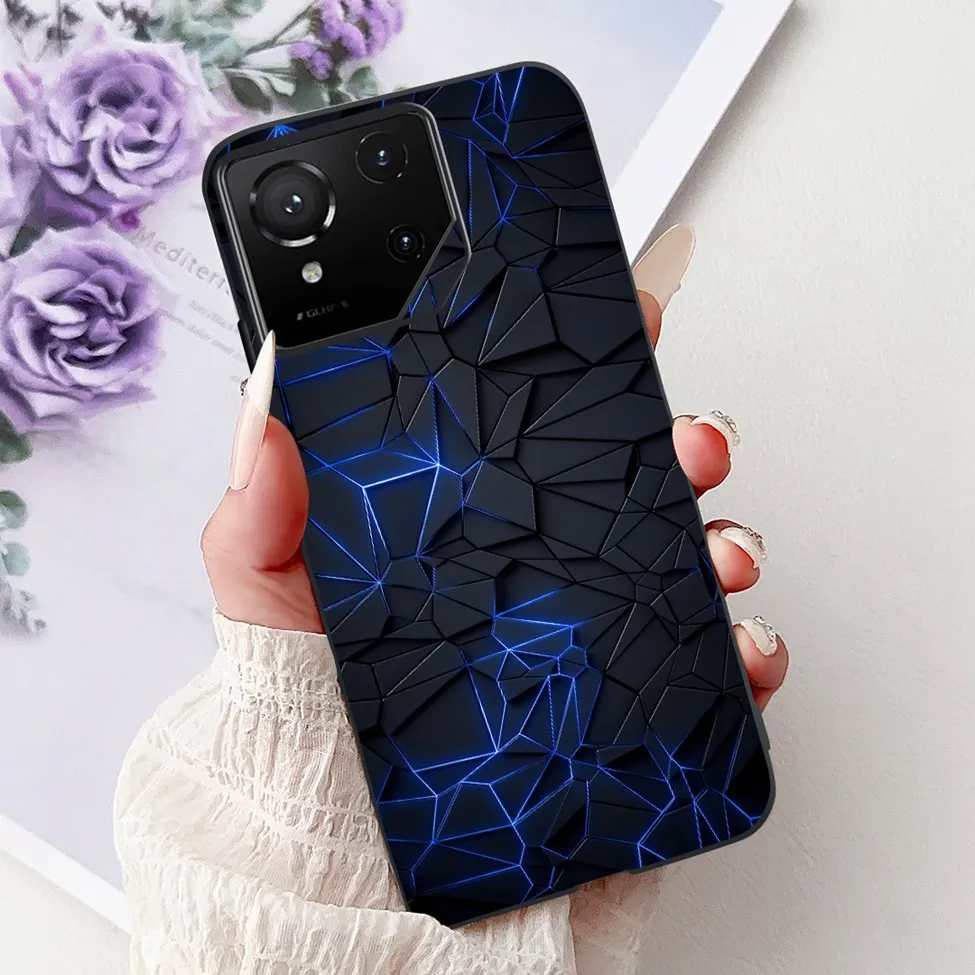 Luxury Cute Cat Silicone Shockproof Bumper Back Cover - Stylish Painted Design