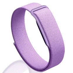 Breathable Sport Nylon Braided Watch Strap - Air Loop Bracelet Replacement Strap (Purple)