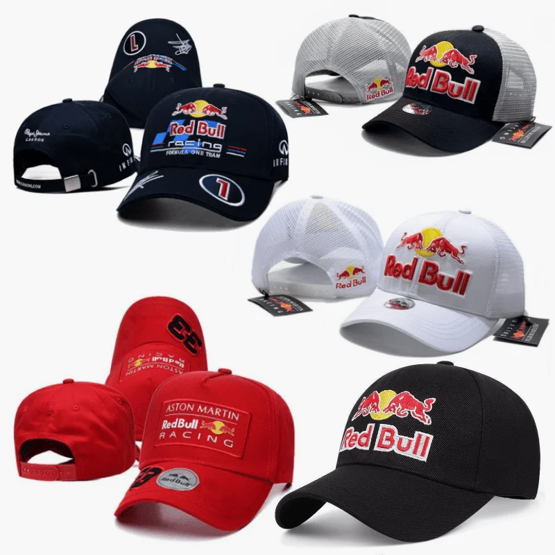Baseball cap Red Bull Hat Men's and Women's Summer Sun Sports Outdoor Travel Sunshade