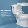 SAMODRA Non-Electric Bidet - Self Cleaning Dual Nozzle (Frontal and Rear Wash) Water Bidet Toilet Seat Attachment 4