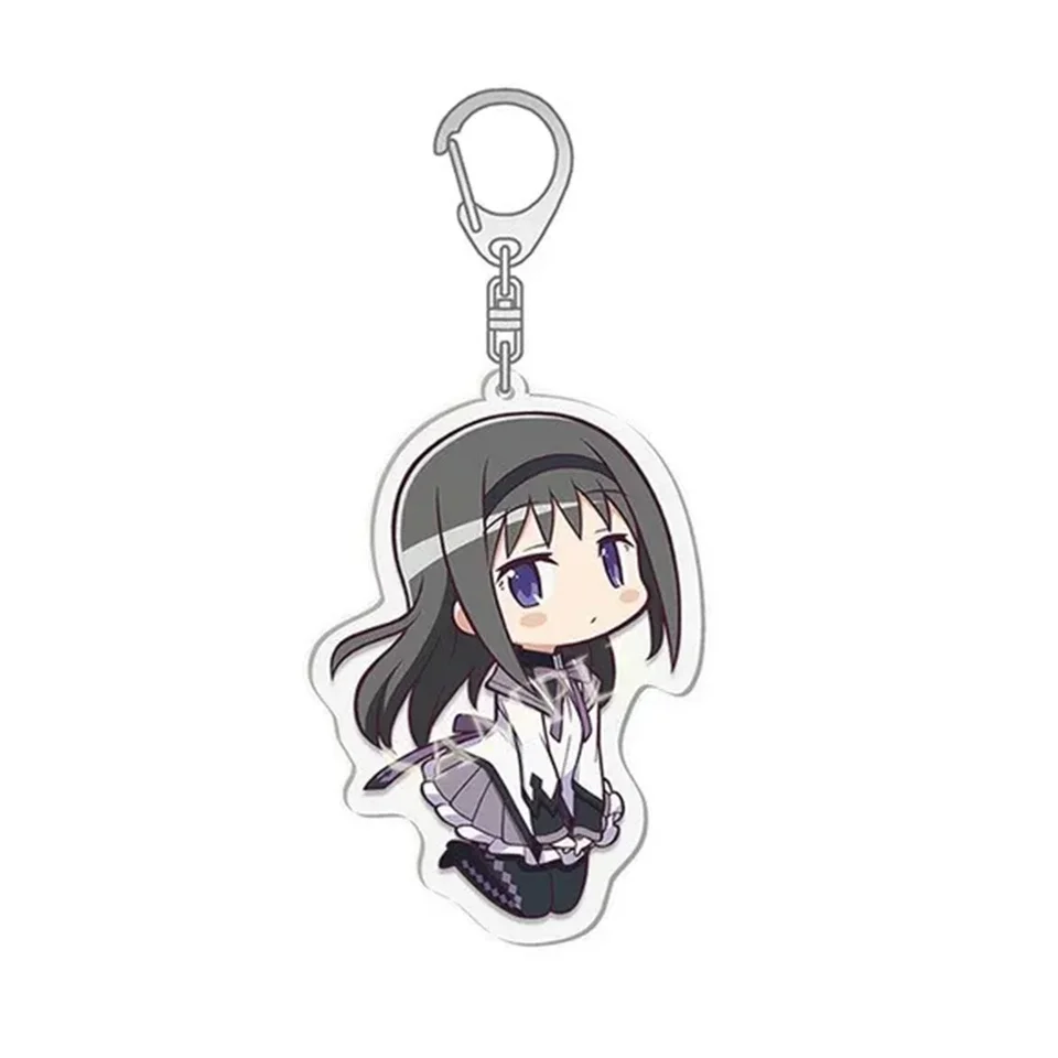 Anime Puella Magi Madoka Magica Acrylic Keyring Model Kaname