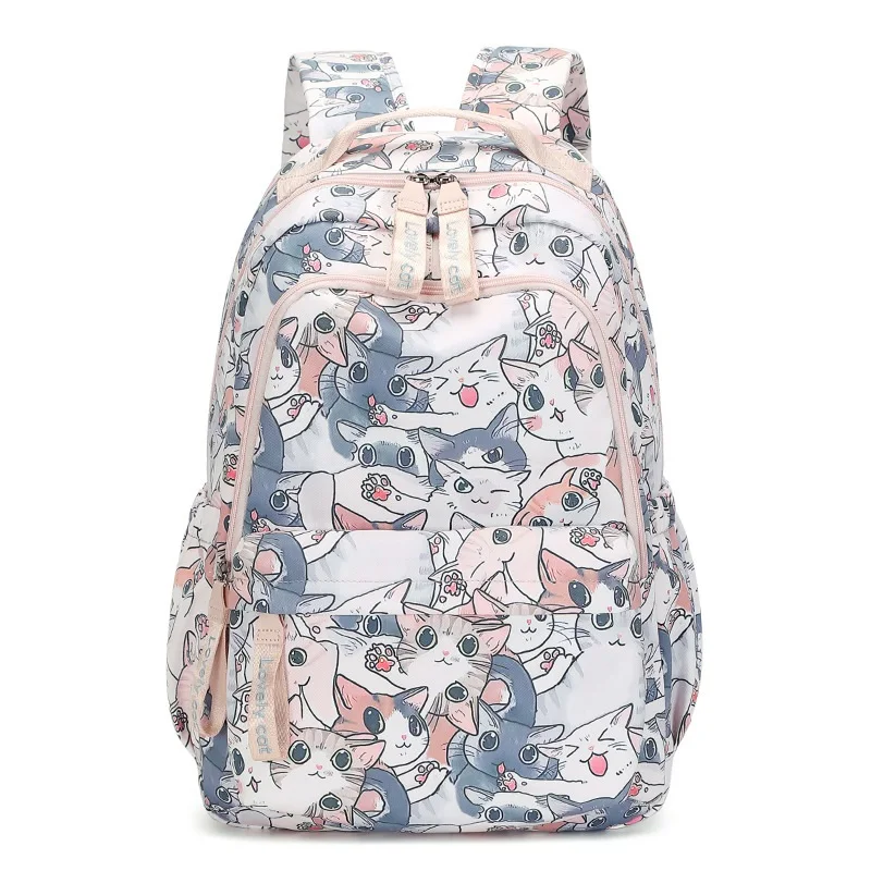 Cute Cat Glitter School Backpack, Girls Book Bag Large Capacity Bag For  Girls - Temu