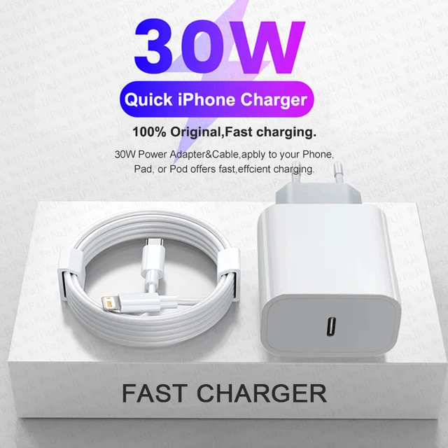 Chargeur iPhone 7 Original - Chargeur Rapide