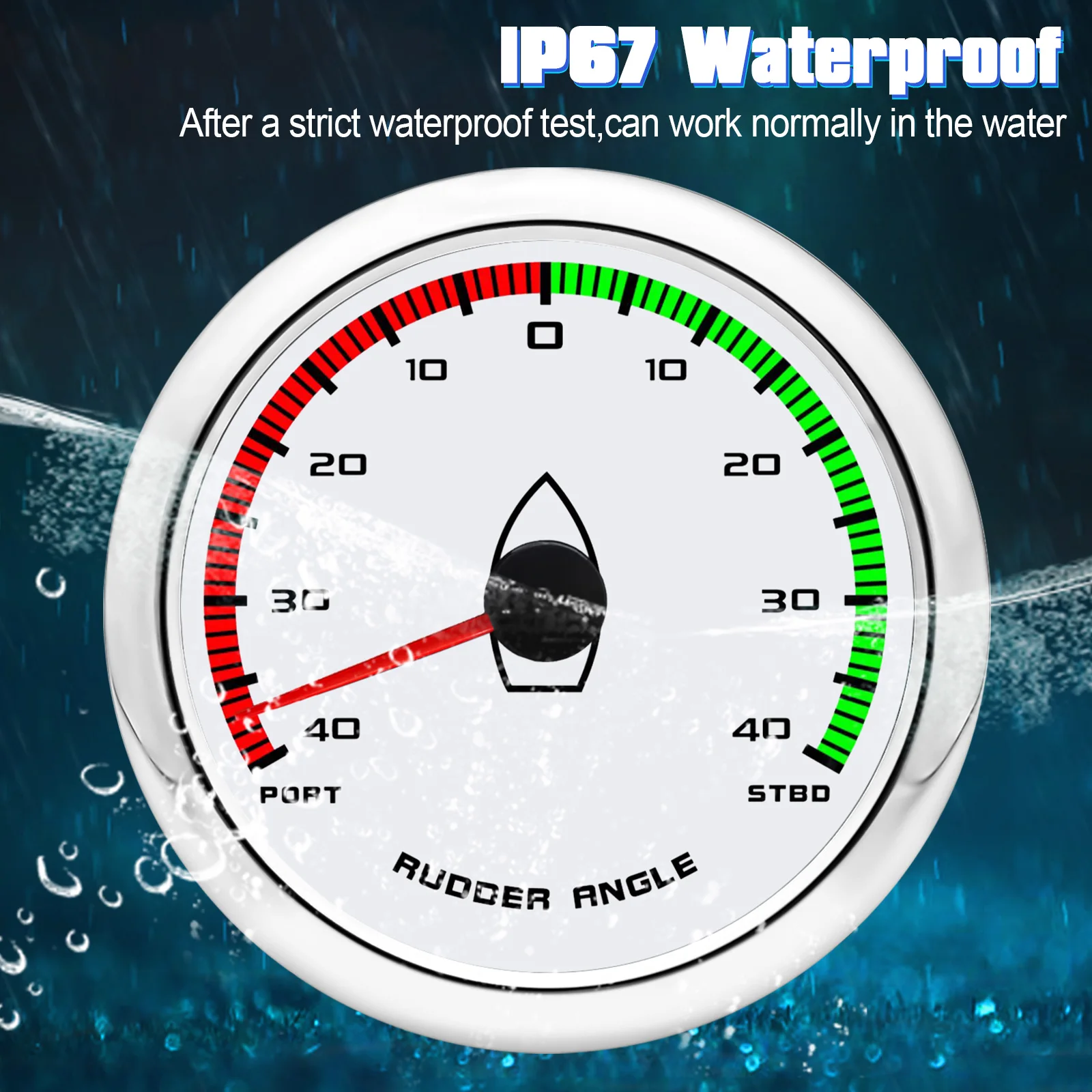 Red-Light-Waterproof-Marine-85MM-Rudder-Angle-Indicator-PORT-STBD-0 ...