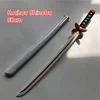 Demon Slayer Sword Weapon  Tomioka Giyuu Kamado Tanjirou Cosplay Sword Ninja Knife wood Weapon Prop 80cm 5