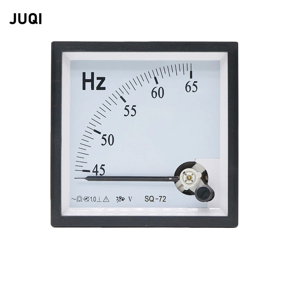 SQ 72 HZ Pointer Type Ac 100/220V/380V Analoge Panel Frequency Meter