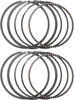 2pcs 68mm Piston Rings Kit for Hond GX160 GX 160 5.5 HP GX200 6.5HP 168 Gas Engine Grass Cutter Machine Gasoline Mower 4