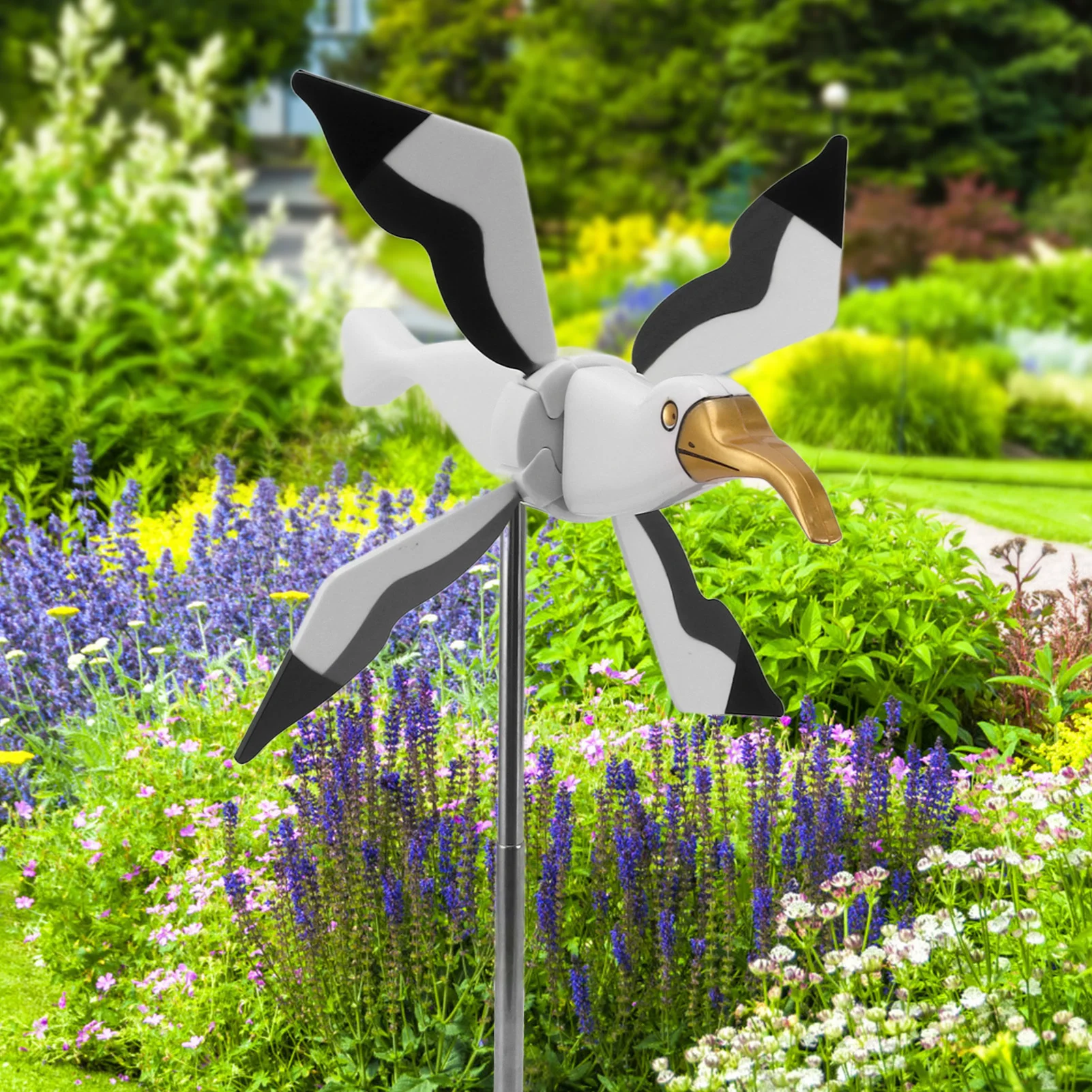 Garden Windmill Seagull Weatherproof for Patio