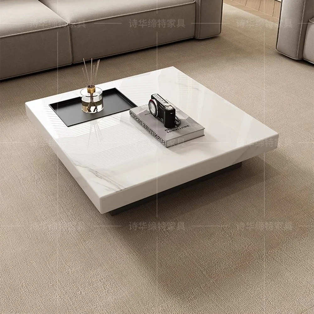 

Large Retro Coffee Table Tray Decor Solid Nordic Living Room Coffee Tables Rectangle Luxury Zigon Sehpa Entrance Hall Furniture
