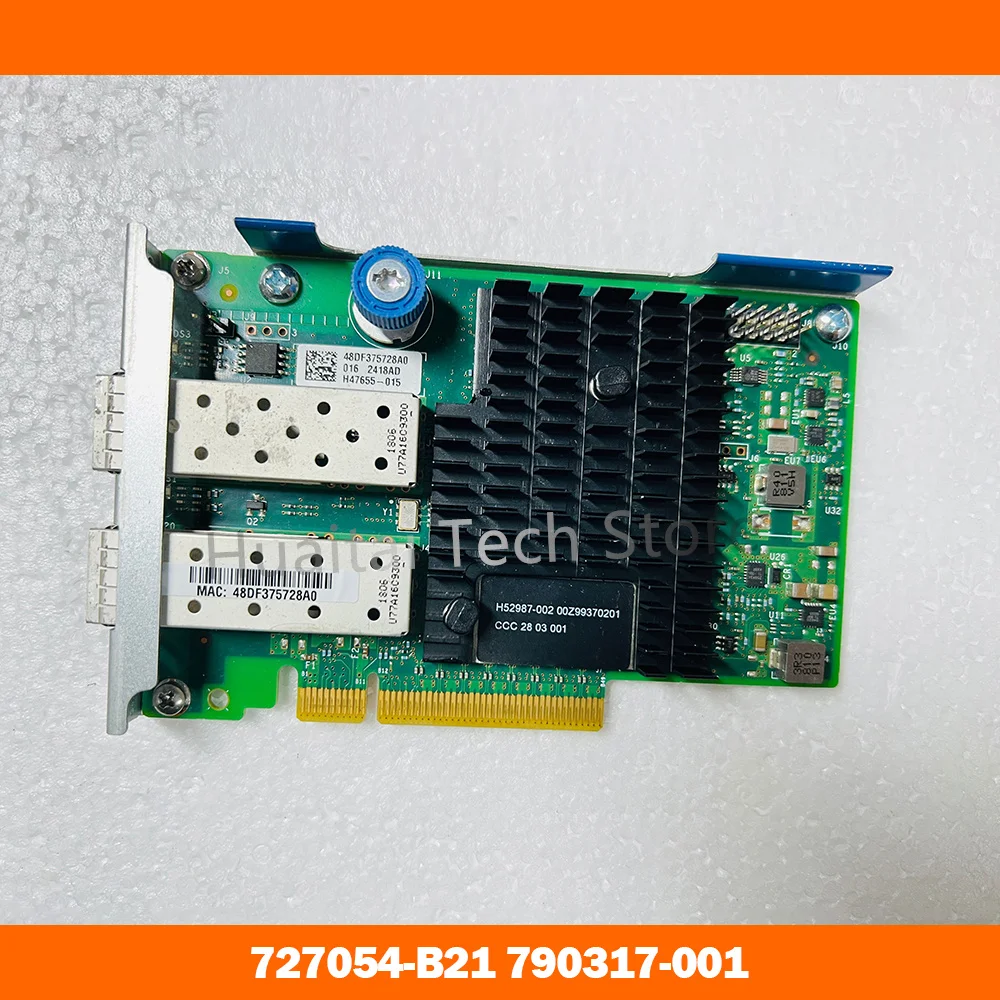 

For HP 10GB Dual-port Ten Gigabit Network Card 562FLR-SFP+ 727054-B21 790317-001