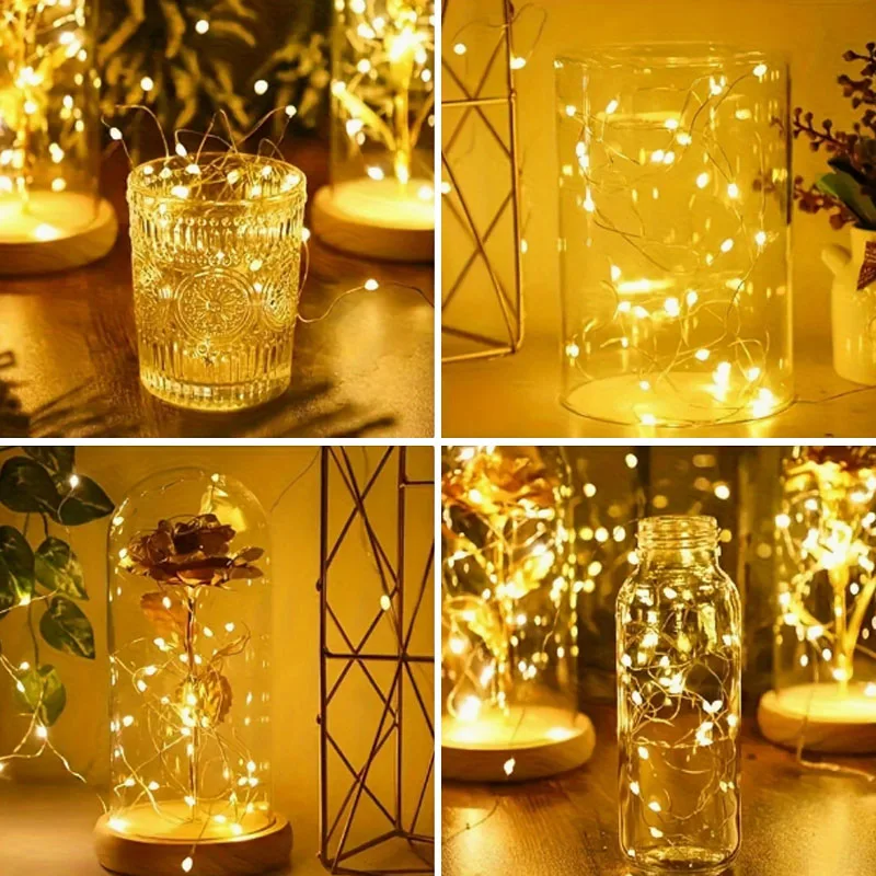 Enchanted Twinkling Copper Wire Fairy Lights