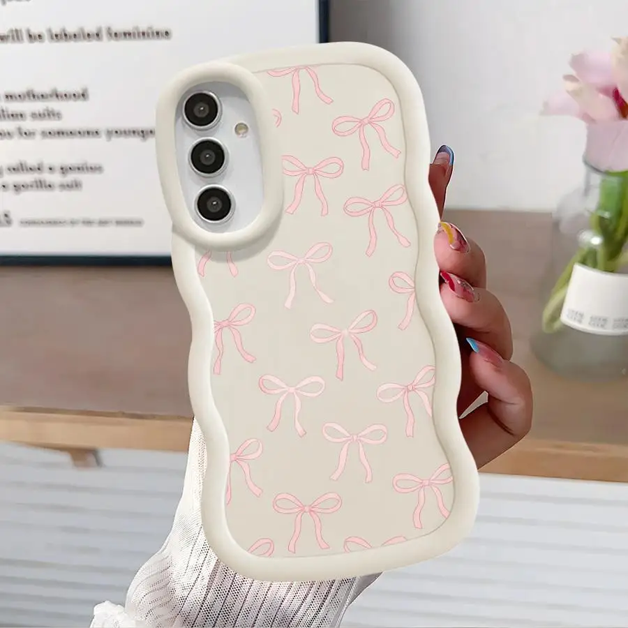 Fashion Pink Bow Soft Phone Cover Case