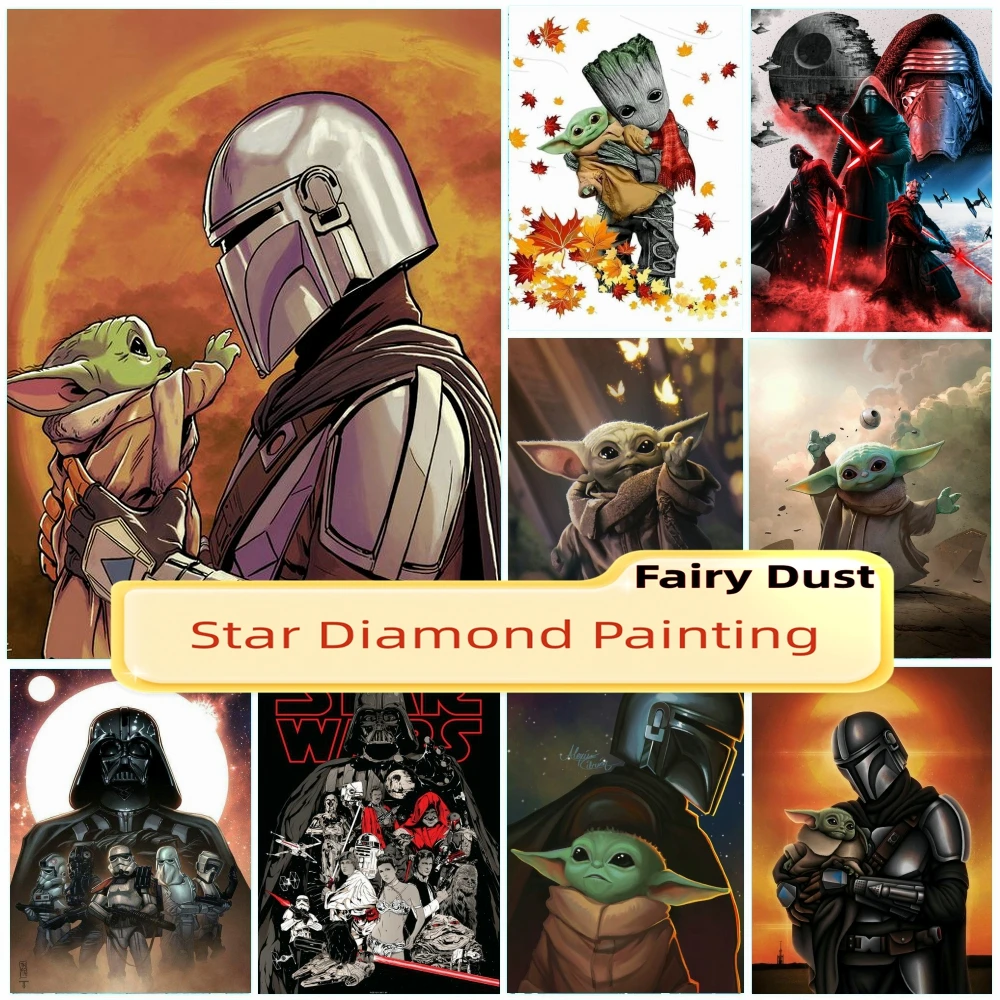Star Wars: The Mandalorian Grogu Art by Numbers Painting Kit