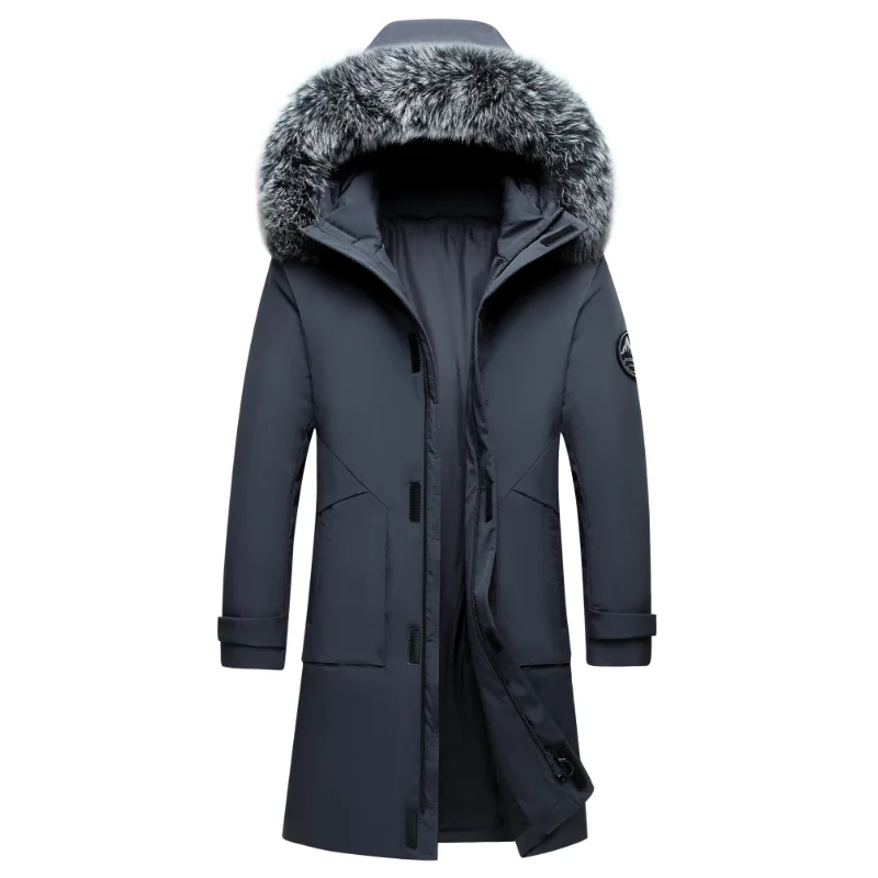 2024 winter new jacket live broadcast men's down jacket youth Korean version thick medium long hooded warm men 5