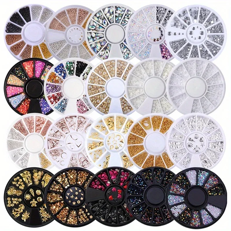 Nail Art Glitter Rhinestone Accessories
