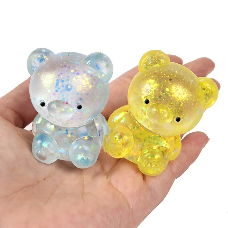 Little Bear Slow Rebound Antistress Fidget Toys Squishy Squeeze Toys Giochi Elastici Divertenti Per Alleviare Lo Stress Mini Regalo Per Bambini