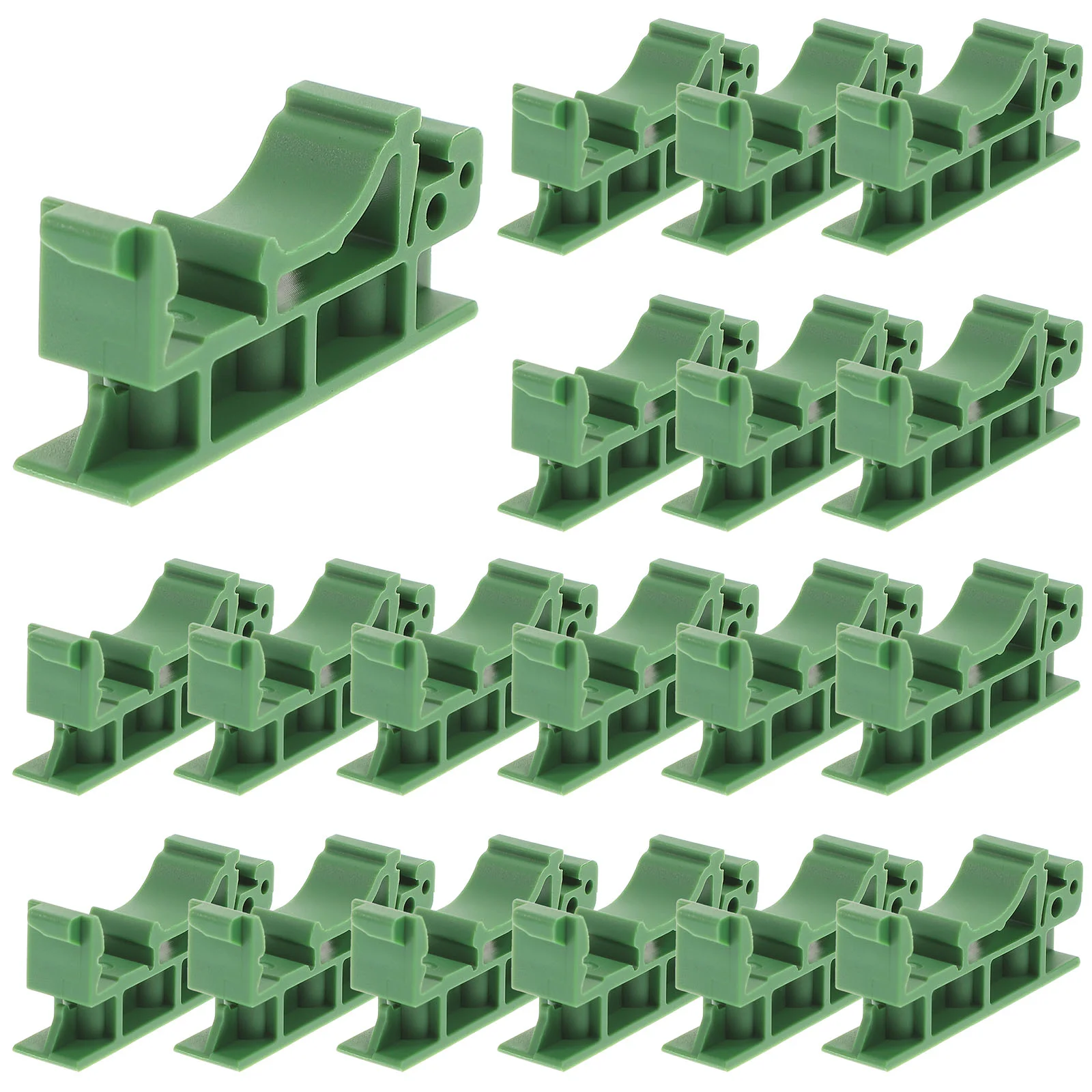 

PCB DIN Rail Mounting Adapter Circuit Board Bracket Holder Carrier Clips Control Board Adapter With Screws