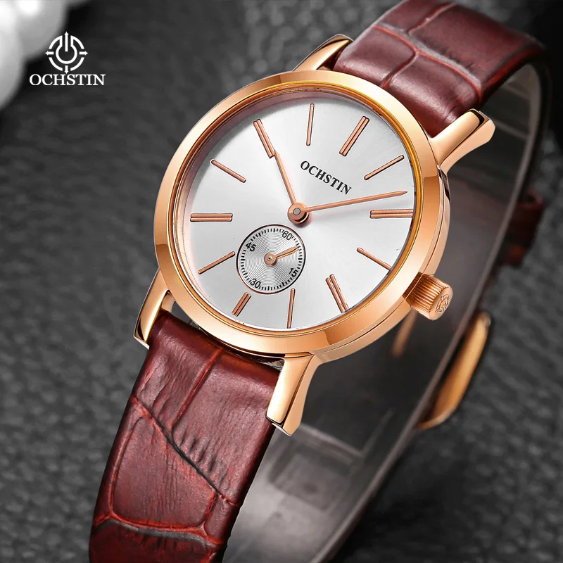 OCHSTIN Hot Model 2024 Parangon Perfect Series Fashion Trend Japan Ultra-thin Quartz Movement Women's Quartz Watch