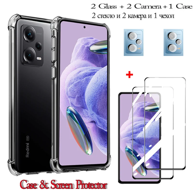 Protector de Pantalla de Cristal Templado para Xiaomi Redmi Note 12 Pro/12  Pro+ - 9H - Claro