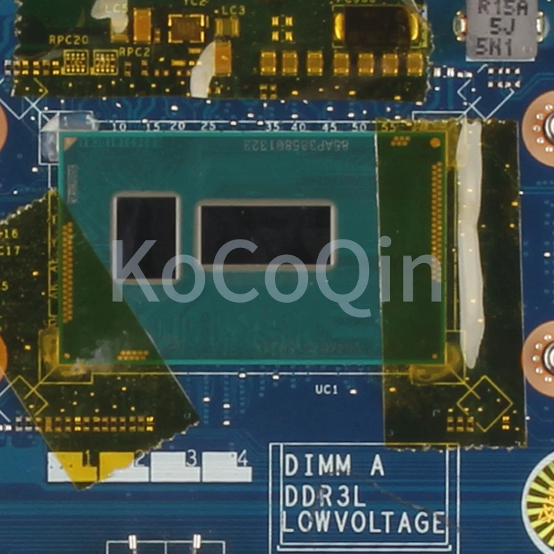 Laptop Motherboard para Dell Latitude 0c7k68 0x4vxx La-a901p 2981u 3755u i3 i5 i7 0c7k68 0x4vxx Notebook Mainboard Teste - Imagem 3