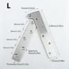 Heavy Duty Stainless Steel Invisible Door Hinge Silver Tone Suitable for Internal and Screen Doors Provides Enhanced Security