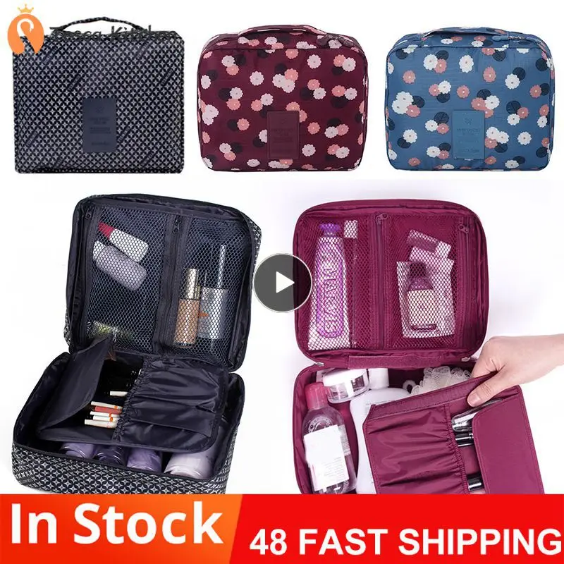 

Beautician Makeup Case Women Travel Portable Trip Toiletry Wash Supplies Underwear Waterproof Cosmetic Bags Accessories Supplies
