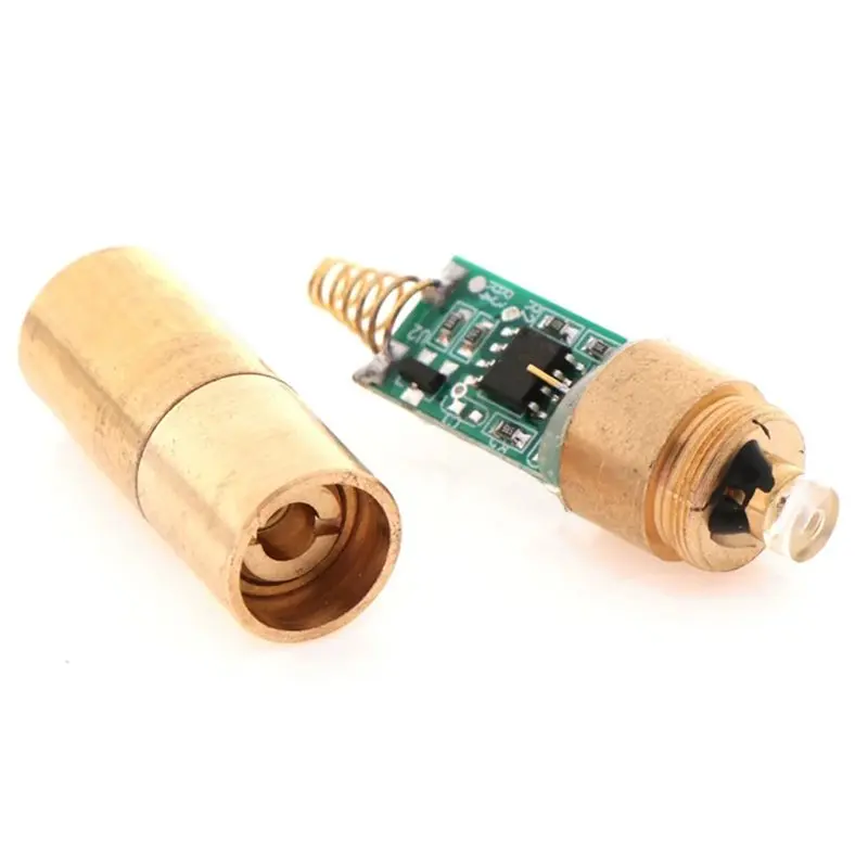 녹색광 모듈 1PCS Whphous 532Nm 30-50Mw 가정용 DIY 프로젝트, 구리 합금 구조
