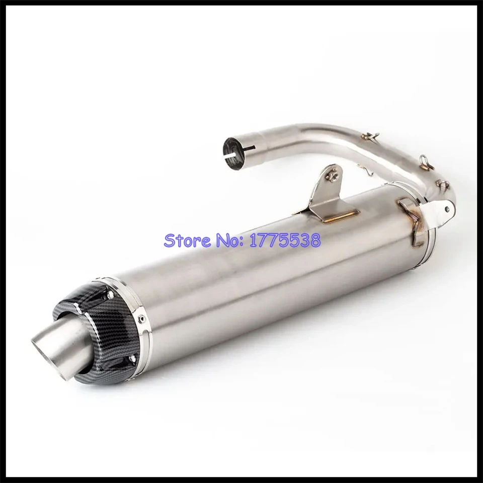 Motorcycle Side-by-Side Exhaust For Yamaha RHINO 660/660 4WD 2006 2007 for Yamaha YXR66FAEXGV YXR66FW System Middle Link Pipe