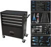 4 Drawers Tool Cabinet with Tool Sets Rolling Tool Cart with Drawers and Wheels Mechanics 1