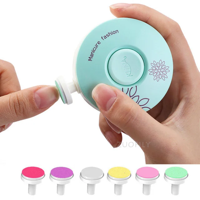 Electric Baby Nail Trimmer Kid Nail Polisher Tool Infant Manicure Scissors Baby Hygiene Kit Baby Nail Clipper Cutter for Newborn 5