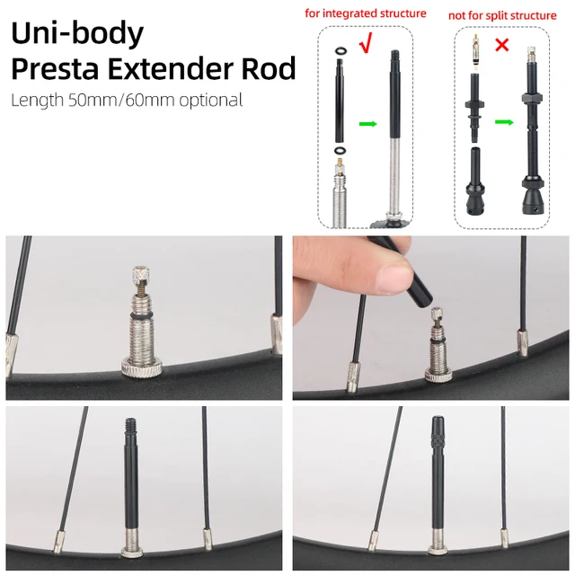 Bicycle Valve Extender W/ Cap 4