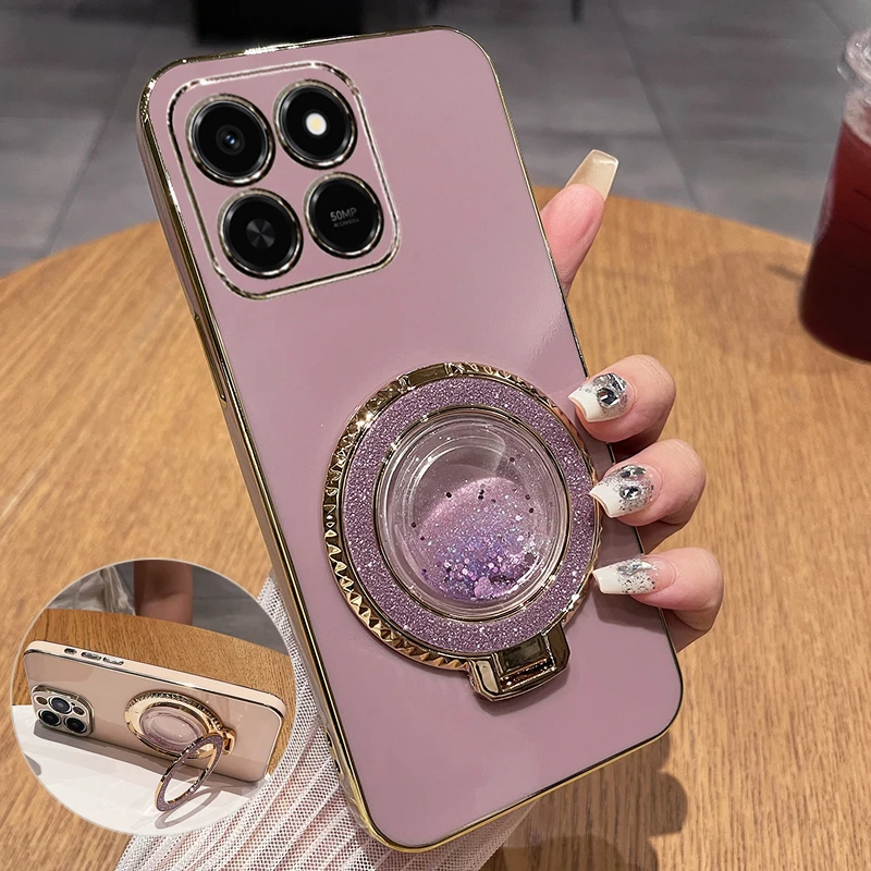 Enhanced TPU Case with Quicksand Magnetic Holder