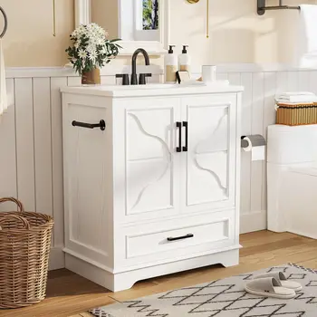 30" Modern Bathroom Vanity with Sink 1