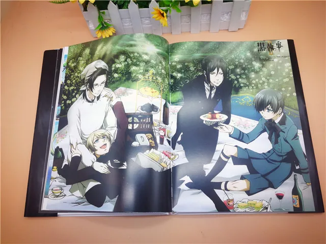 Kuroshitsuji Black Butler Art Book Anime Colorful Artbook Limited Edition  Picture Album Painting Books