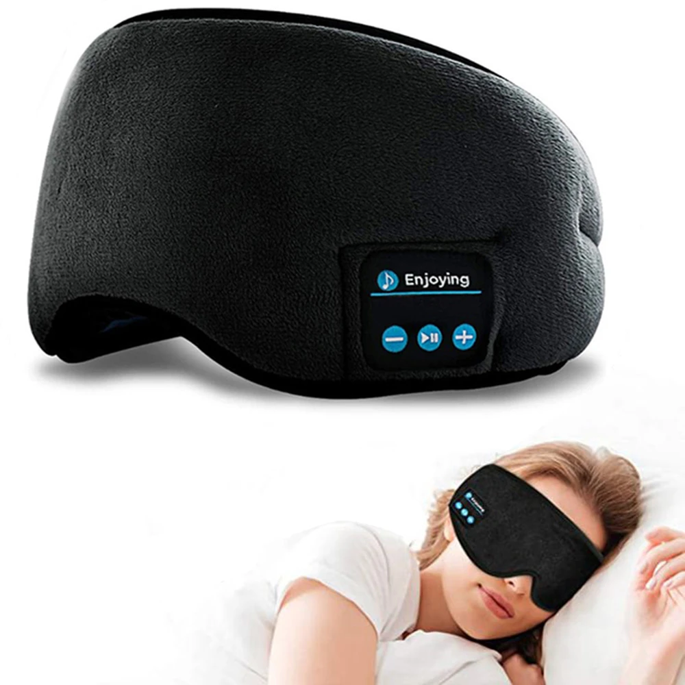 Bluetooth Sleeping Headphones Eye Mask Wireless Sleep Artifact