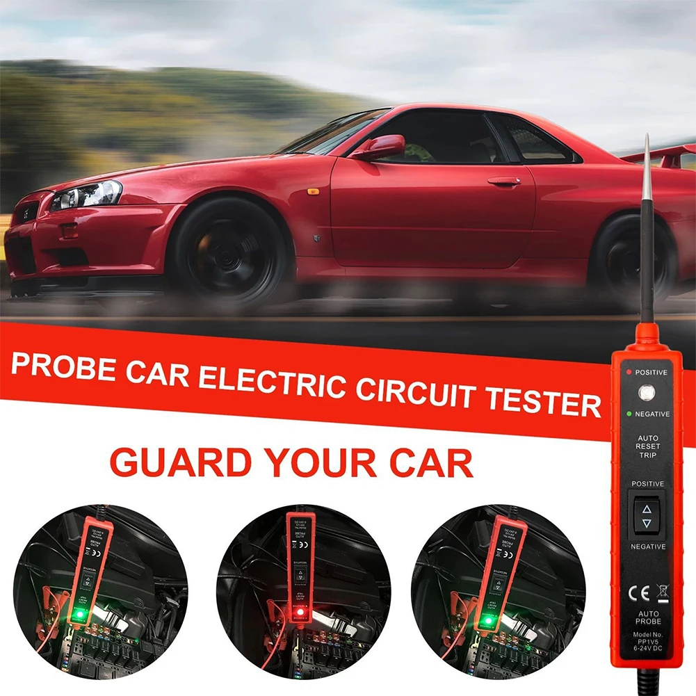 

Multifunctional DC6-24V Car Power Circuit Tester Electrical Car Road Test Pen Automotive Diagnostic Tool Drive For Car Safety