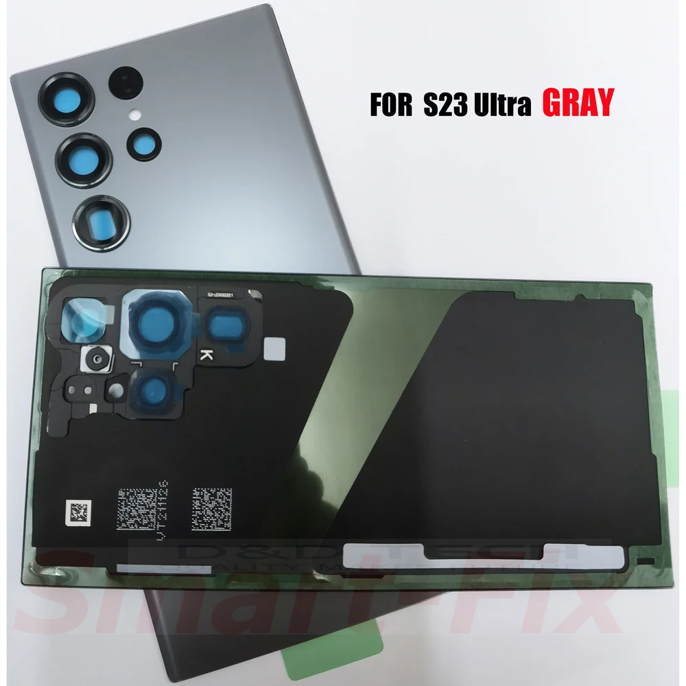 Premium Glass Back Battery Cover Case for Ultra Series 5G - Rear Door Housing Glass Panel Replacement