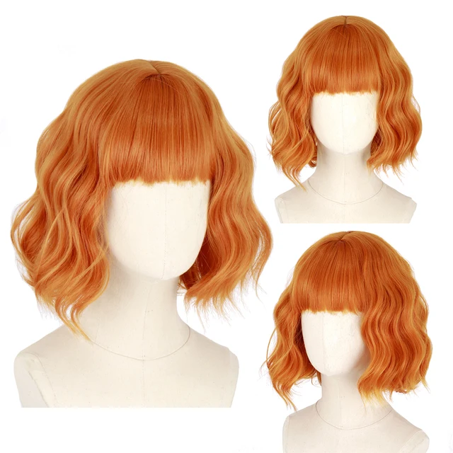 WERD Long Wavy Wine Red Synthetic Wig Women's Heat-Resistant Natural Half Part Cosplay Party Lolita Wig 1936-2D-97