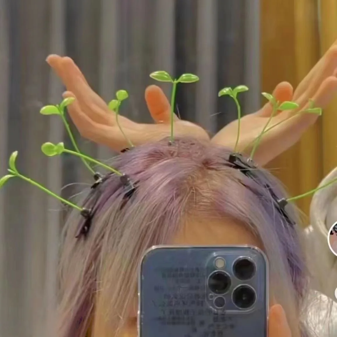 5-100pcs Grass Style Hair Clips Cute Sprout Plant Hairpins Novelty Hair Accessories for Women Girls Party Cosplay Funny Headwear