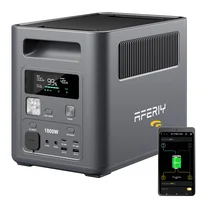 Station d'alimentation portable AFERIY P180, générateur solaire 1800W, batterie Lifepo4 1024Wh, camping en plein air, station d'alimentation mobile 2