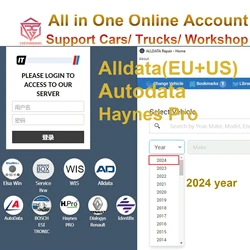 2024 Online Account for Autodata Auto Data All Data Identifix Haynes PRO WIS Service Box Workshop Repair Software