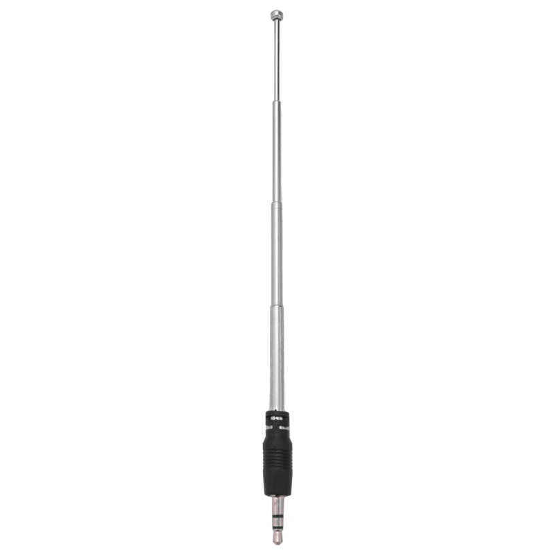 3X Radio Antenna 3.5mm 4 Sections Telescopic FM Antenna Radio for Mobile Cell Phone Mp3 Mp4 Audio Equipment abc antenna channel