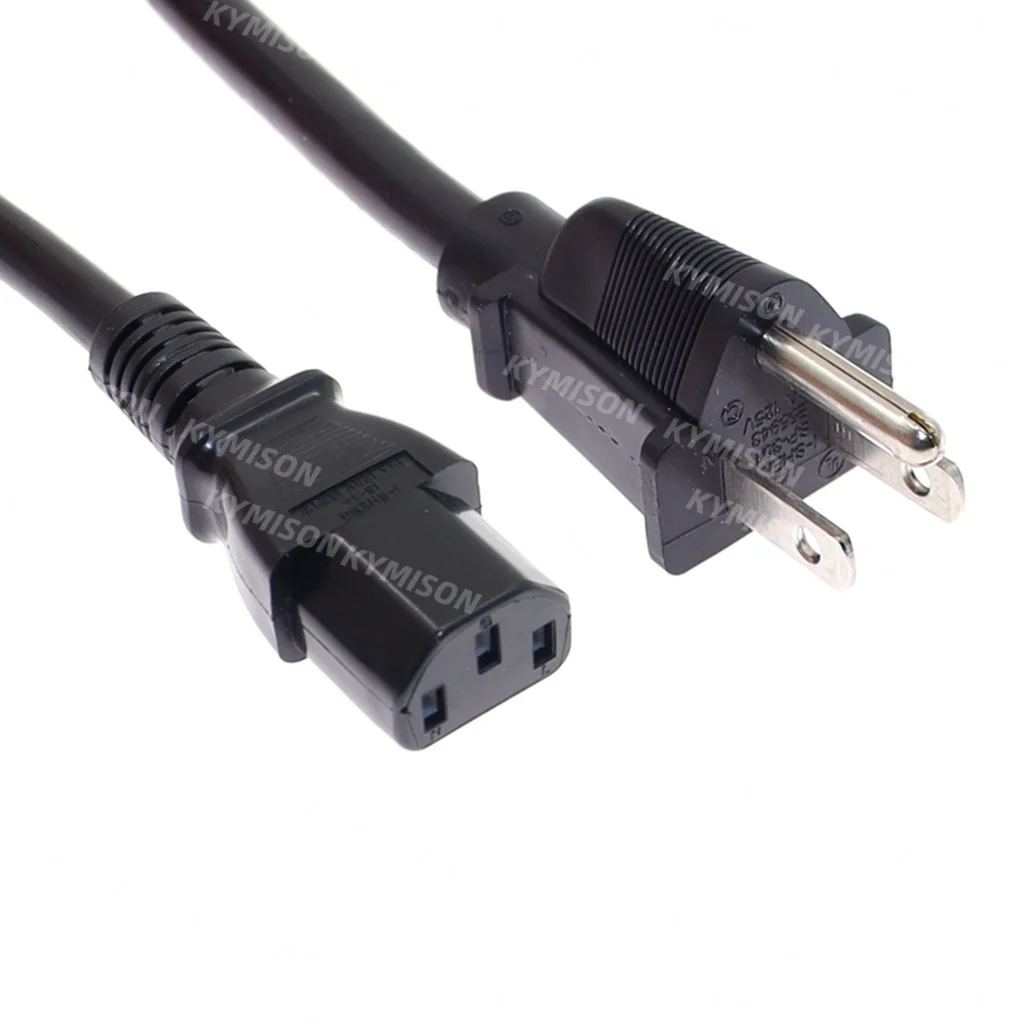 전원 공급 장치 교체용 3핀 5-15P - IEC 60320 C13 연장 케이블, 개인용..