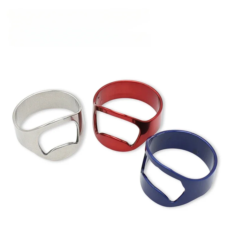 Stainless Steel Ring Bottle Opener Creative Beer Bottle Opener Durable Not Easy To Rust Bar Beer Opener Kitchen Bar Accessories