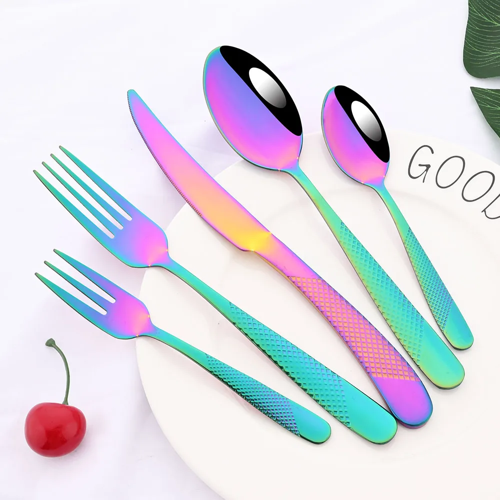 ı ֹ ı Ʈ 5/10/20/30Pcs η ƿ κ Į   Ļ Į ũ ũ  Ǭ Ƽ Flatware