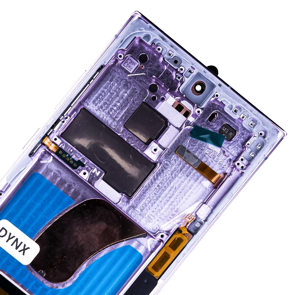 미국 AMOLED S23 울트라 스크린 어셈블리, 삼성 갤럭시 S23 울트라 S918B S918B/DS LCD 디스플레이 디지털 터치 스크린 프레임 포함