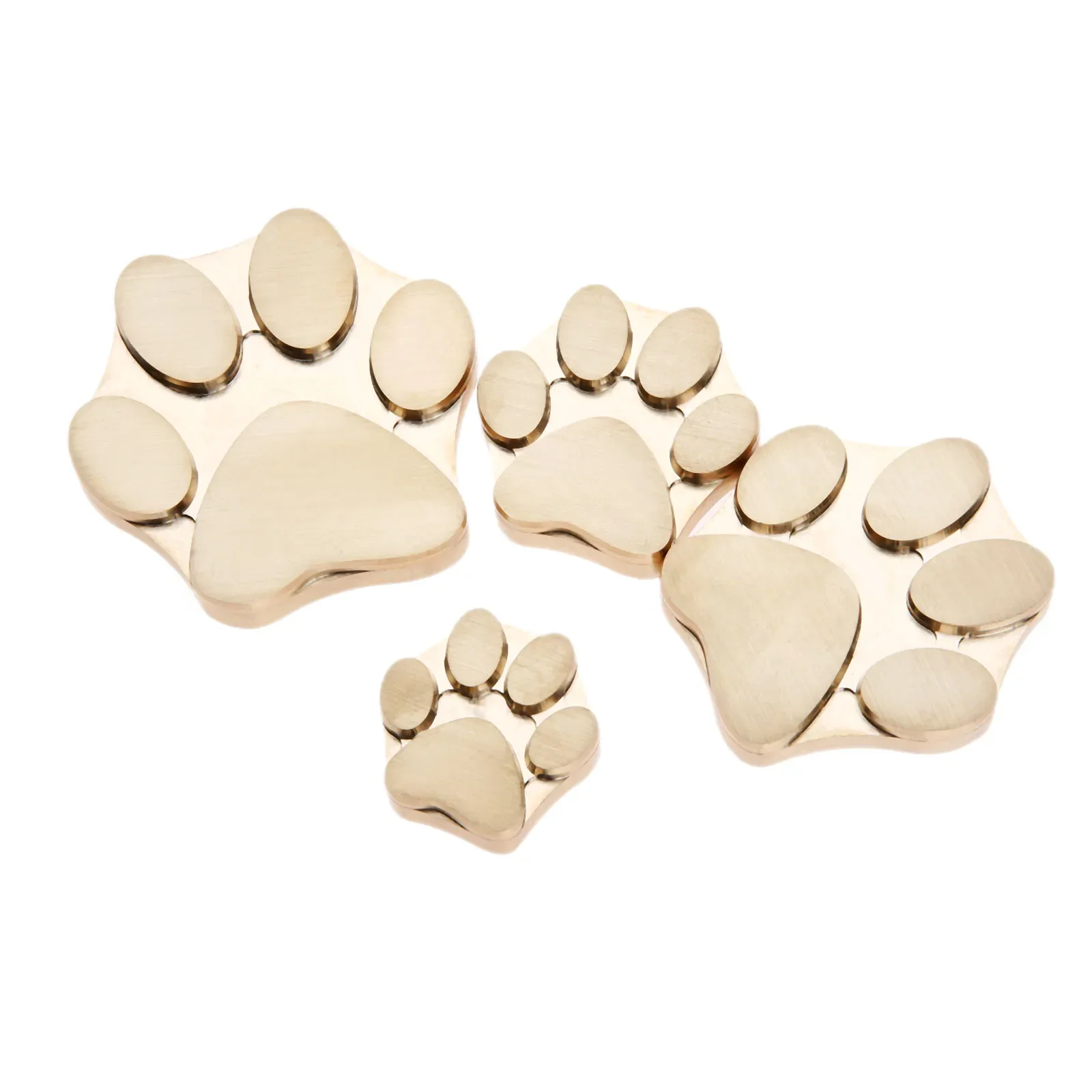 1pc Paw Shape Brass Stamp Mold Bear Claw Making Leather Seal Wood Stamp Craving Branding Heating Embosser 2/4/5/6cm Tool
