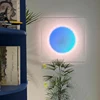 Full Moon Wall Lamp Modern Living Room Circular Square MOODMOON Designer Corridor Bedroom RGB Color Dimming Atmosphere Light 4